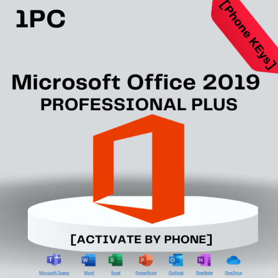 Office 2019 Pro Plus 1PC [Activate by Phone]