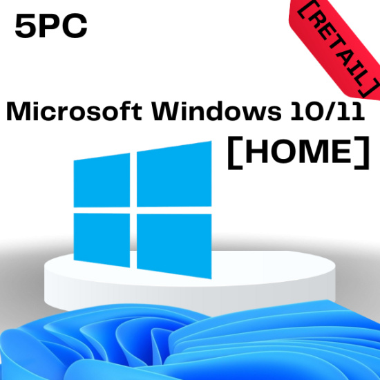 Windows 10 / 11 Home 5PC [Retail]