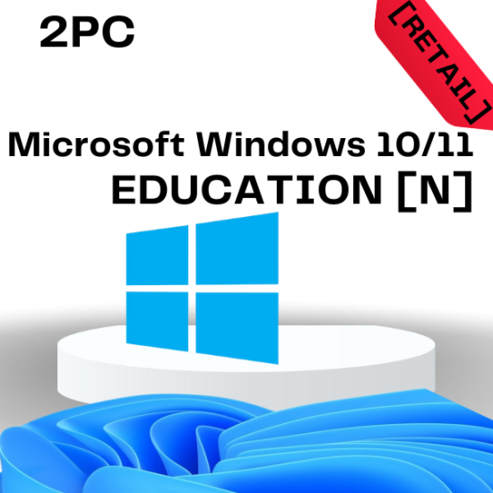 Windows 10 Education N 2PC [Online Activation] 