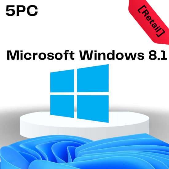 Windows 8.1 5 PC [ Retail]