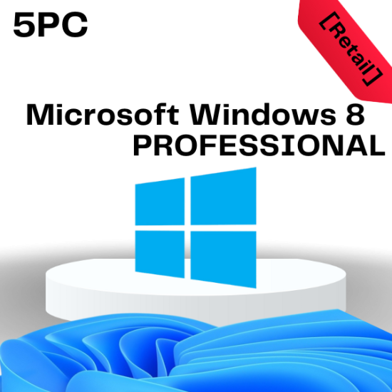 Windows 8 Professional 5 PC [Retail] 