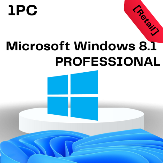 Windows 8.1 Professional 1PC [Retail] 