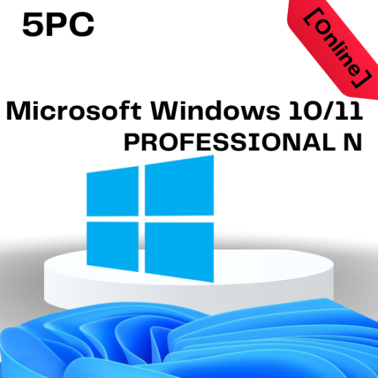 Windows 10 Professional N 5PC [Online Activation] 