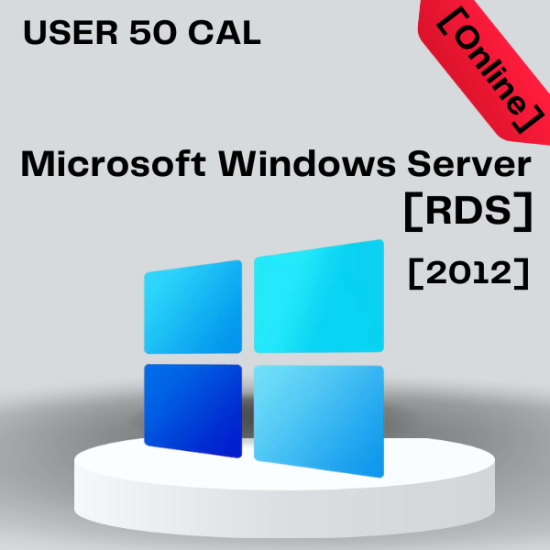 Windows Server 2012 Remote Desktop Services User connections (50) CAL