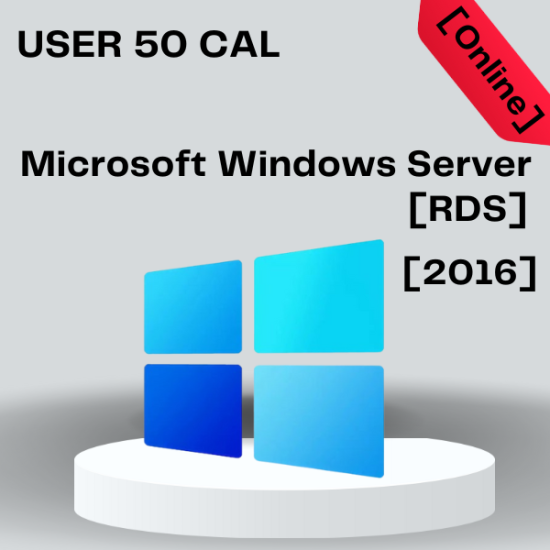 Windows Server 2016 Remote Desktop Services User connections (50) CAL