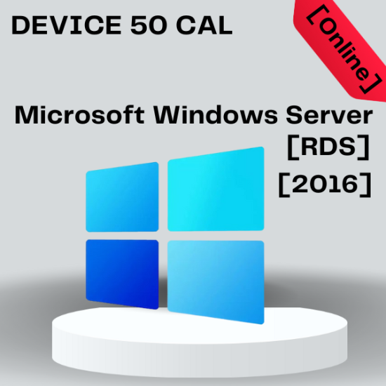 Windows Server 2016 Remote Desktop Services Device connections (50) CAL