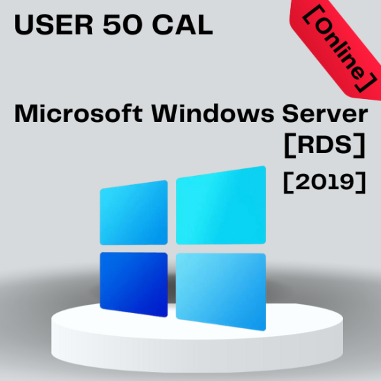 Windows Server 2019 Remote Desktop Services User connections (50) CAL