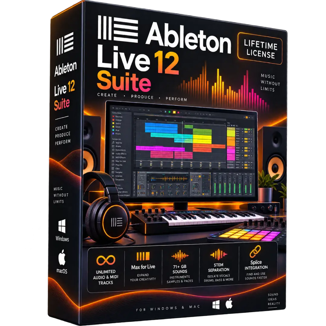 Ableton Live 12 Suite Lifetime License for Windows & Mac
