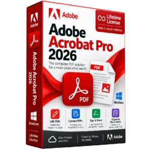 Adobe Acrobat Pro 2026 Lifetime License for Windows