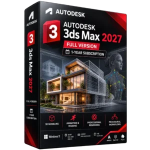 Autodesk 3ds Max 2027 Full Version – 1-Year Subscription