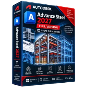Autodesk Advance Steel 2027 – 1-Year Subscription