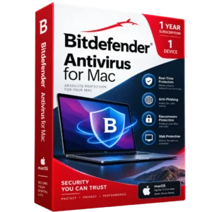 Bitdefender Antivirus for Mac – 1 Year Subscription – 1 Device
