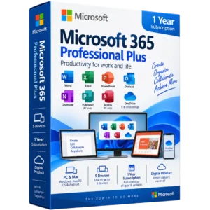 Microsoft 365 Professional Plus Account – 5 Devices