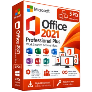 Microsoft Office 2021 Professional Plus Activation Key – 5 PCs
