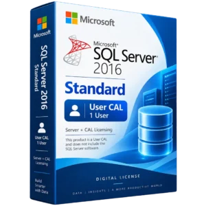 SQL Server 2016 Standard License – 1 User Access