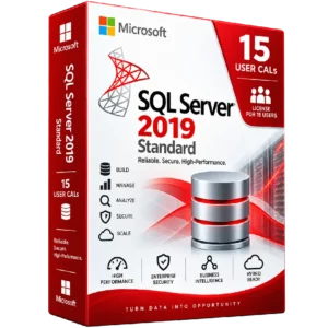 SQL Server 2019 standard License – 15 Users