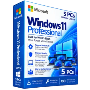 Windows 11 Professional Activation Key – 5 PCs